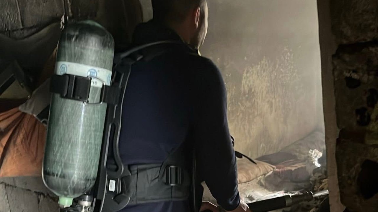 Kurtalan’da ev yangını