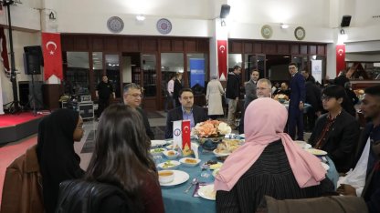 Kütahya’daki uluslararası öğrenciler iftarda buluştu