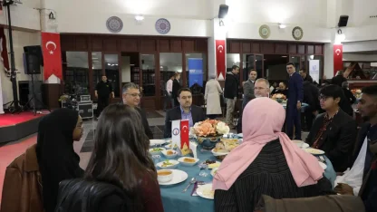 Kütahya’daki uluslararası öğrenciler iftarda buluştu