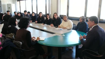 Lise öğrencileri çevre çalışmalarını yerinde öğrendi