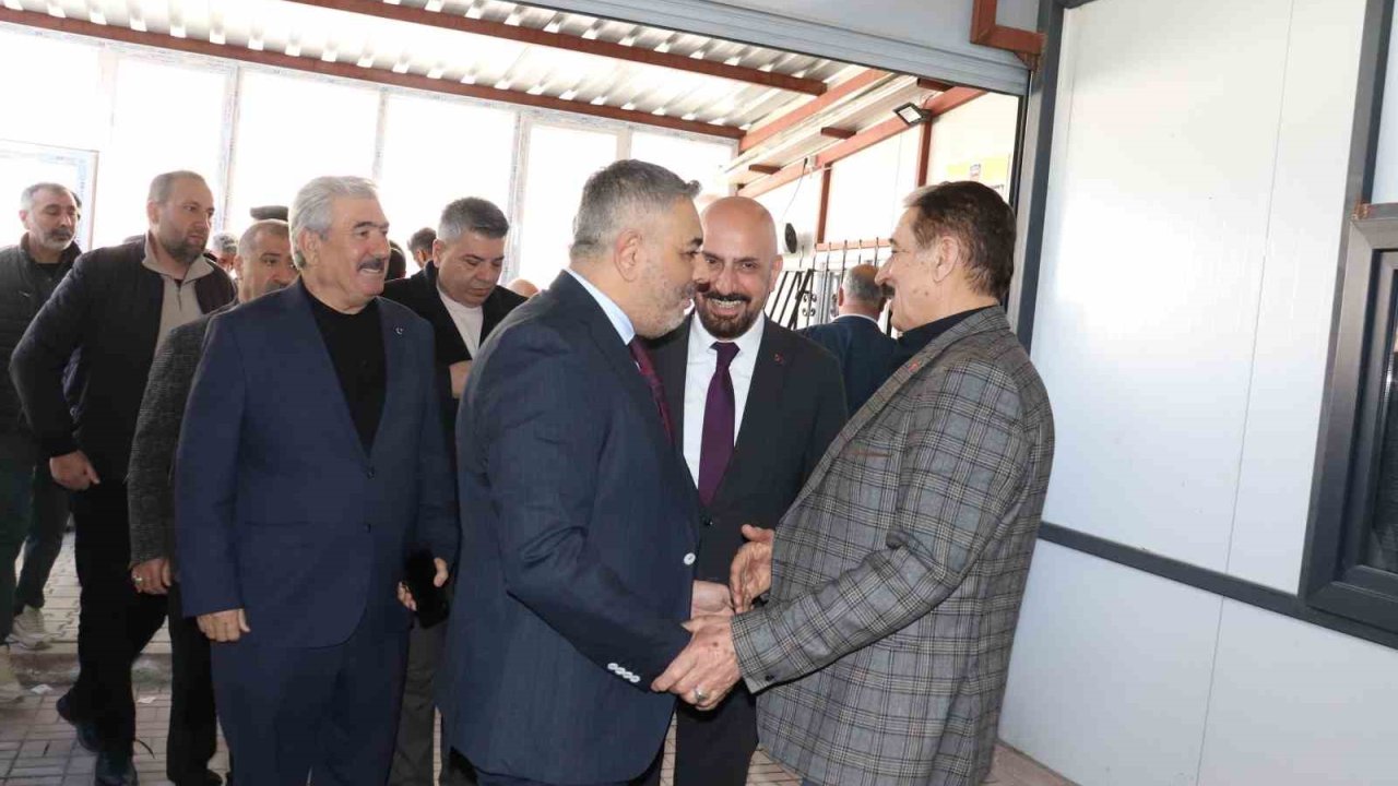 Malatya TSO’dan Şevket Keskin’e tebrik ziyareti