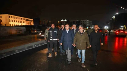 Malatya’da, İnönü Caddesi yeniden trafiğe açıldı