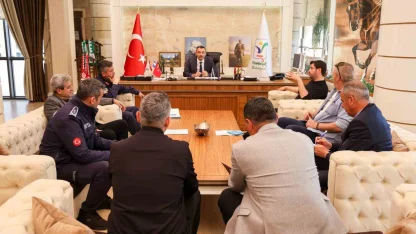 Manavgat’ta sezon öncesi ulaşım ve güvenlik masaya yatırıldı