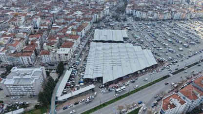 Manisa’nın en büyük pazaryerinin altyapı sorunu çözüme kavuştu