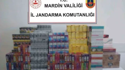 Mardin’de 10 bin paket kaçak sigara ele geçirildi