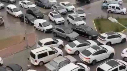 Mardin’de bayram arifesinde araç yoğunluğu yaşandı