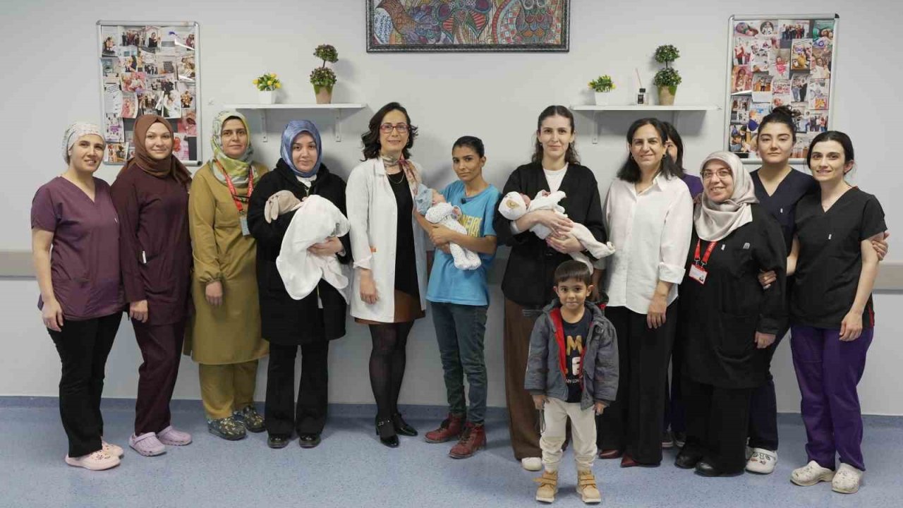 MEAH’ta 750 gram altı 3 prematüre bebek taburcu edildi