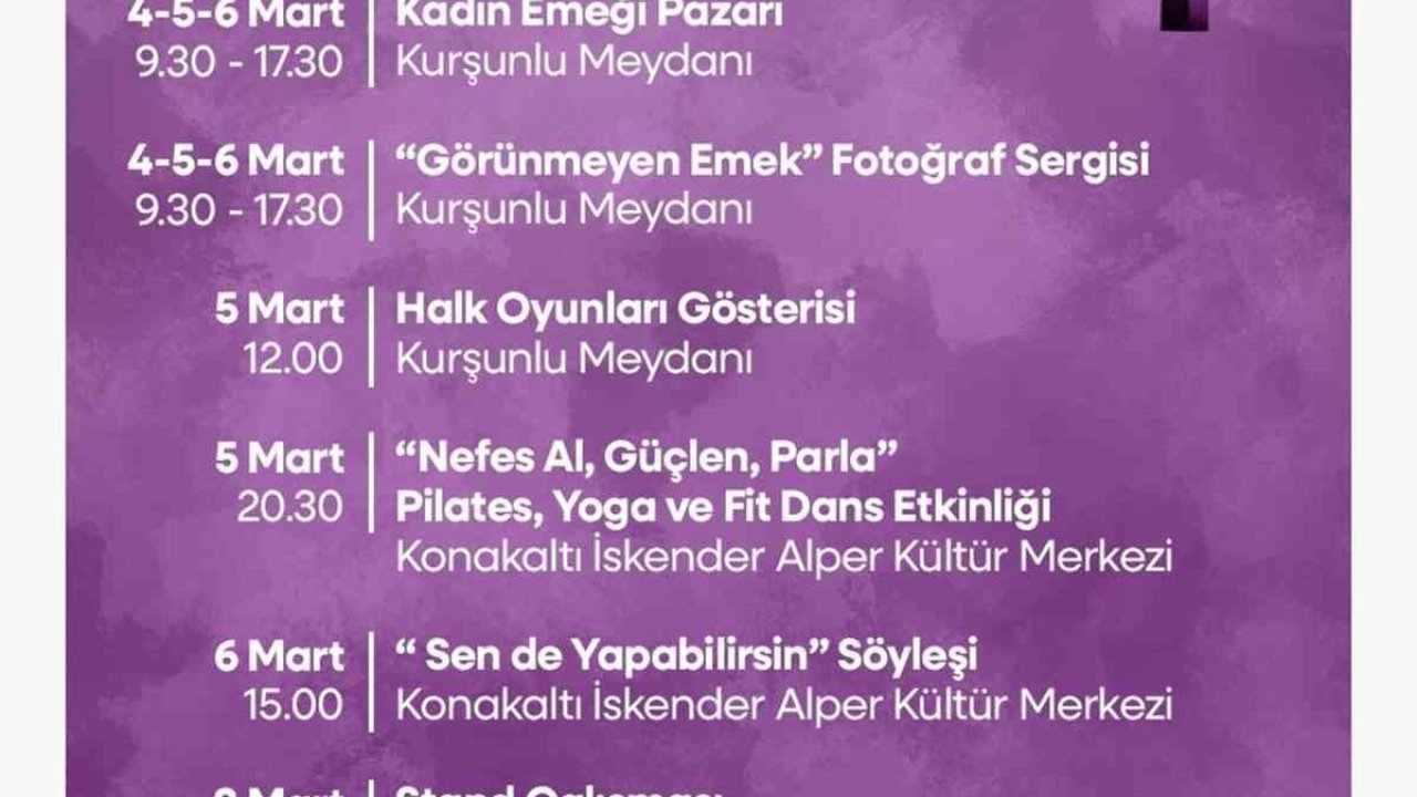 Menteşe Belediyesi’nden kadınlara 8 Mart çağrısı