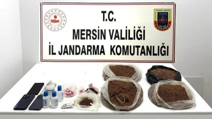 Mersin’de uyuşturucu operasyonu: 10,5 kilo bonzai ele geçirildi