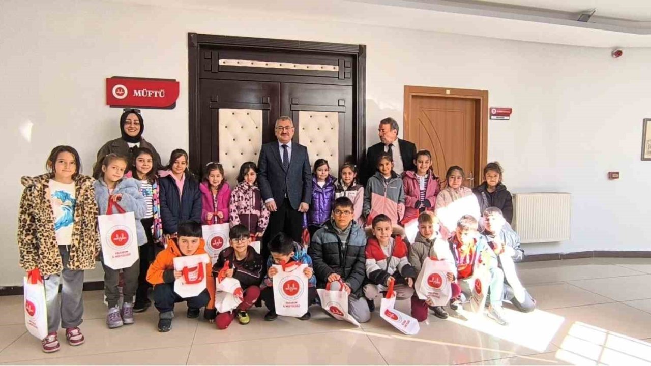 Miniklerden Müftülüğe ziyaret