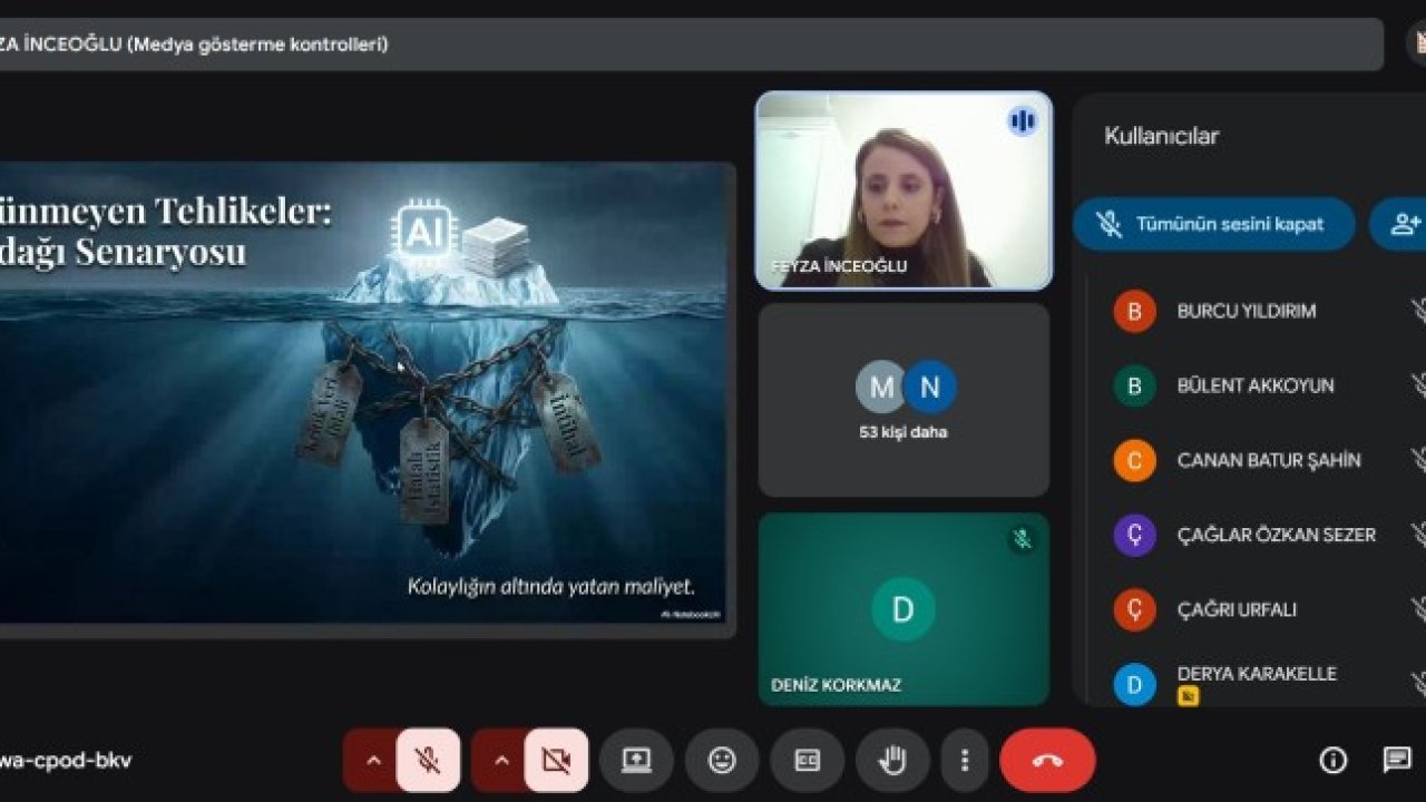 MTÜ’de yapay zeka etkinliği