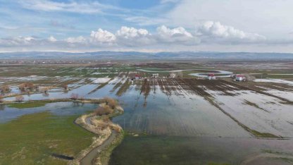 Muş Ovası’nda kar erimesi ve sağanak tarım arazilerini sular altında bıraktı