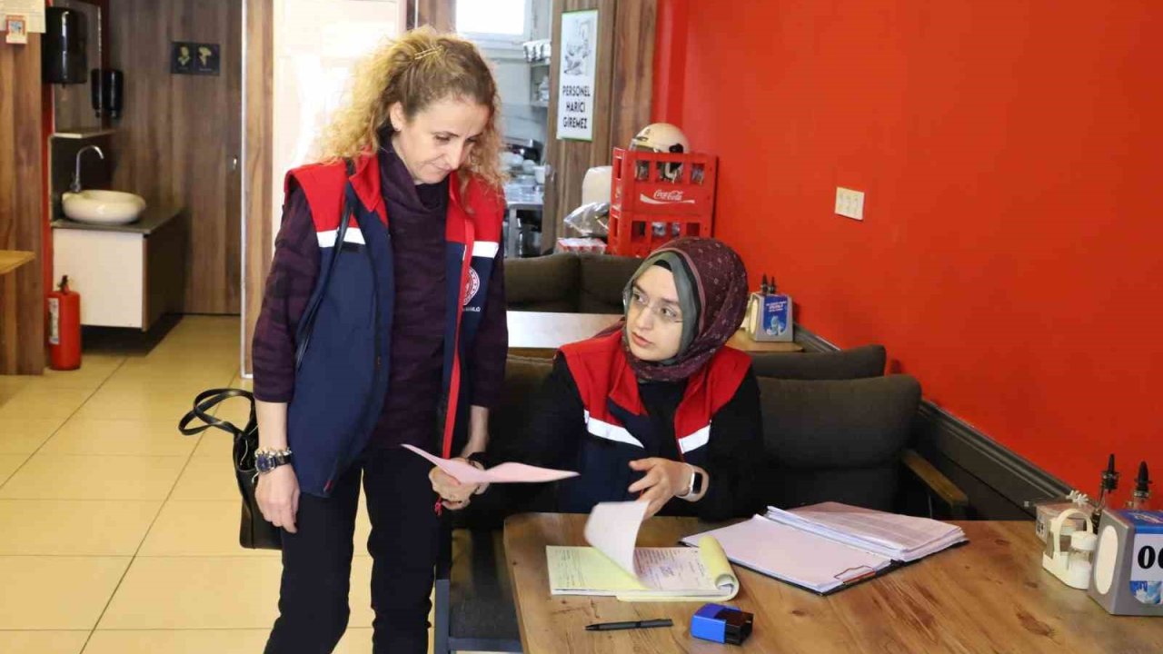 Nazilli Belediyesi’nden iş yerlerine sıkı denetim