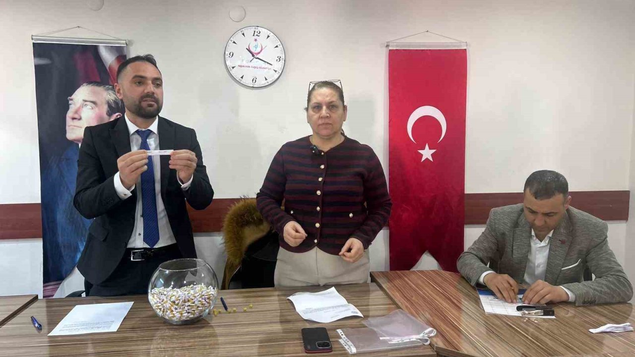 Niğde’de 70 kişilik işçi alımı için kura çekimi yapıldı