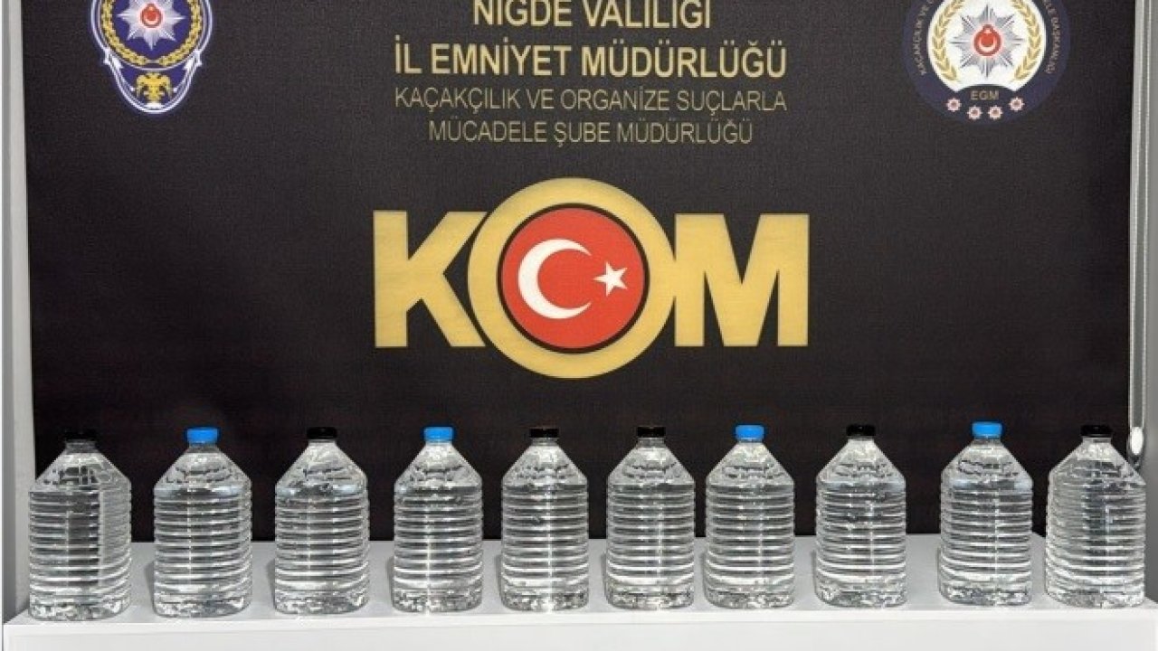 Niğde’de kaçak tütün ve alkol operasyonu: 2 şüpheli yakalandı