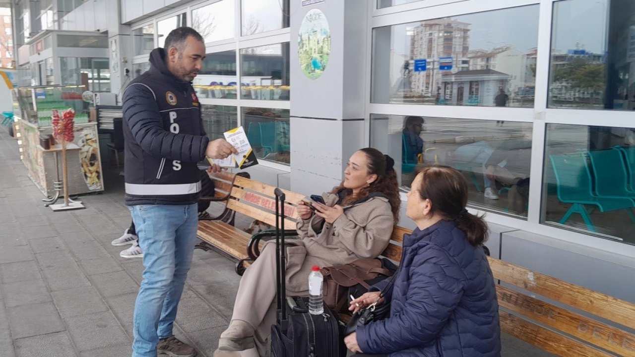 Niğde’de narkotik ekiplerinden bilgilendirme seferberliği