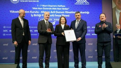 OMÜ Kentsel Arama ve Kurtarma Ekibi akreditasyon sertifikasını aldı