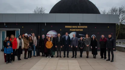 OMÜ Planetaryum’da personele uzay yolculuğu yaşatan sunum