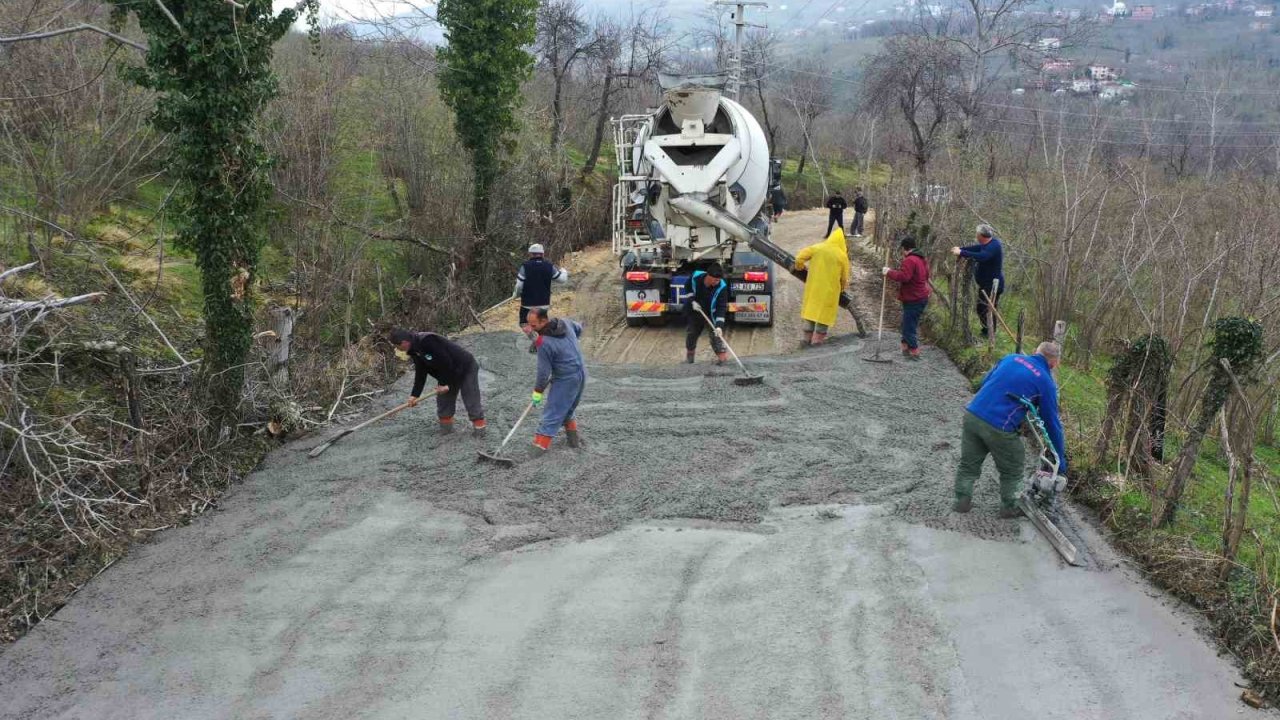 Ordu’da 7 yılda 2 bin 200 kilometre yol konfora kavuşturuldu