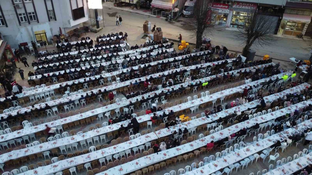 Ordu’da bin 500 kişi iftar sofrasında buluştu