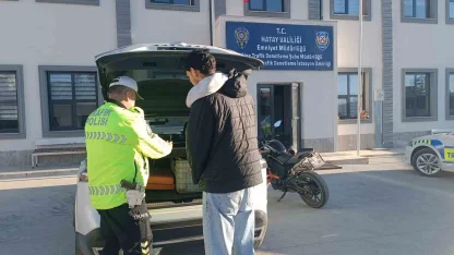 Paylaşım yapmak için trafiği tehlikeye atan sürücüye 46 bin TL ceza uygulandı