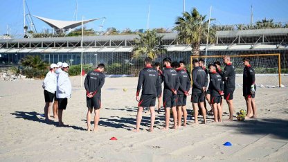 Plaj Futbolu Milli Takımı kamp için Kuşadası’nda