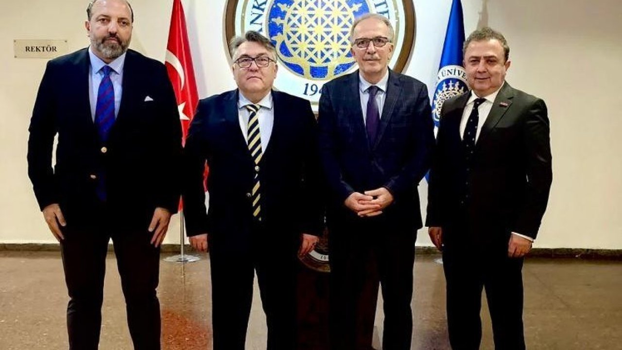 Rektör Özölçer’den Ankara Üniversitesi Rektör Yardımcısı Uzun’a Hayırlı Olsun ziyareti