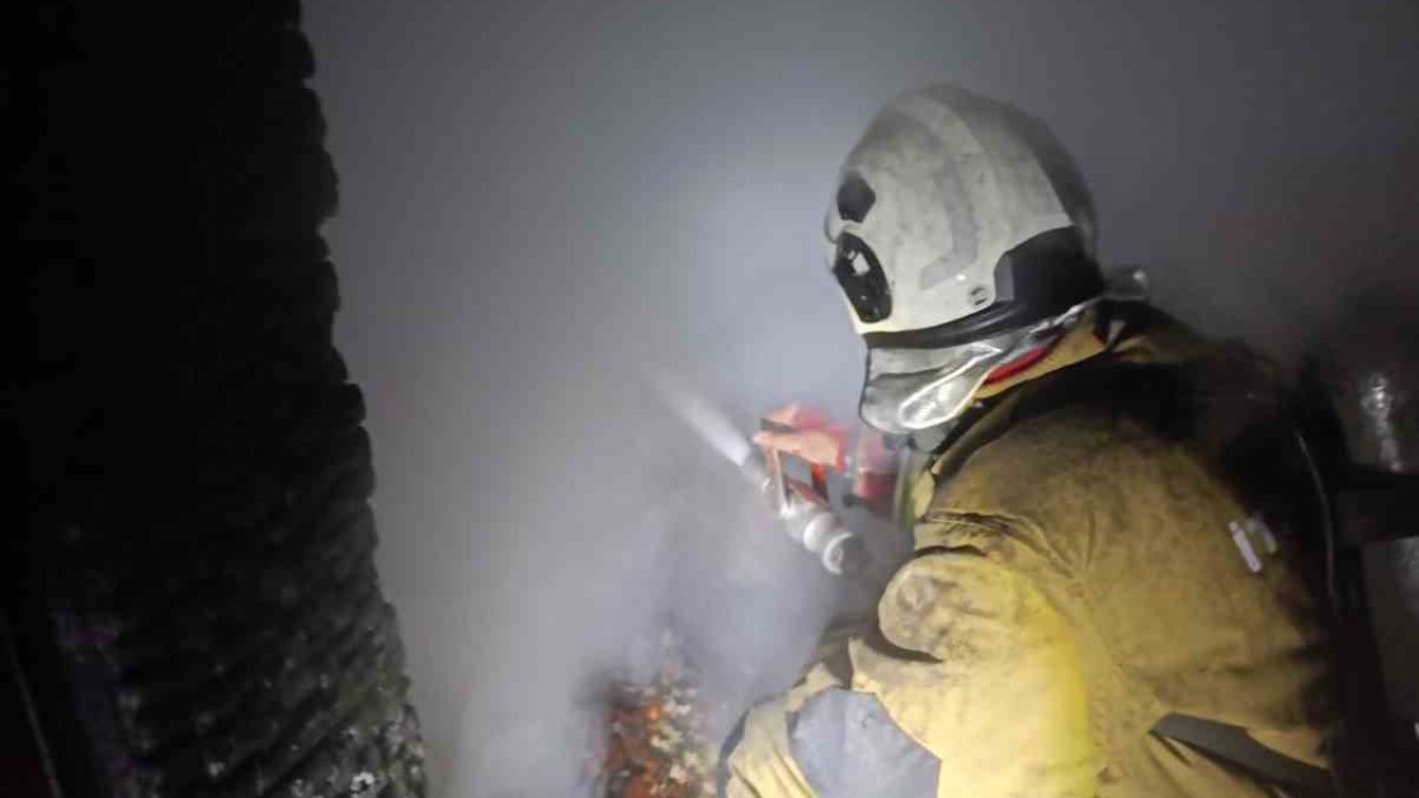 Reyhanlı’da ev yangını