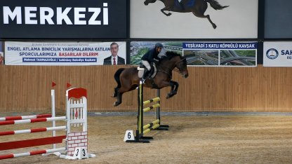 Şahinbey’de engel atlama heyecanı