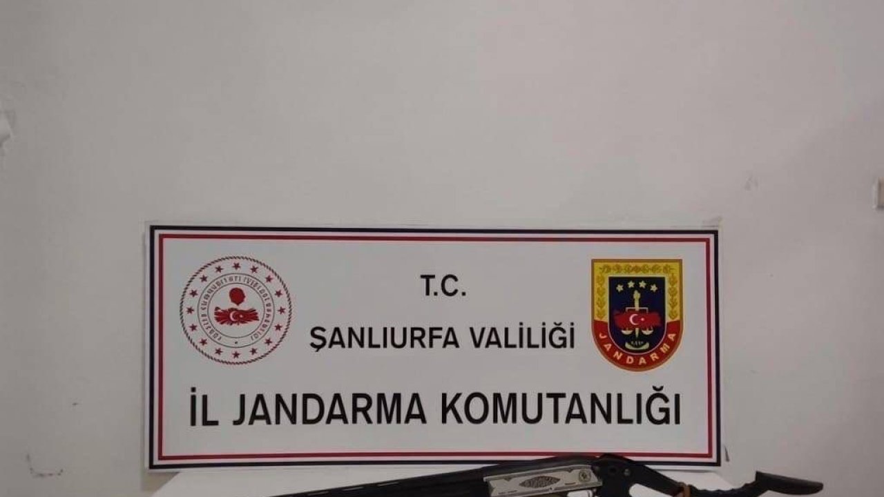 Şanlıurfa’da 3 adet ruhsatsız silah ele geçirildi: 3 gözaltı