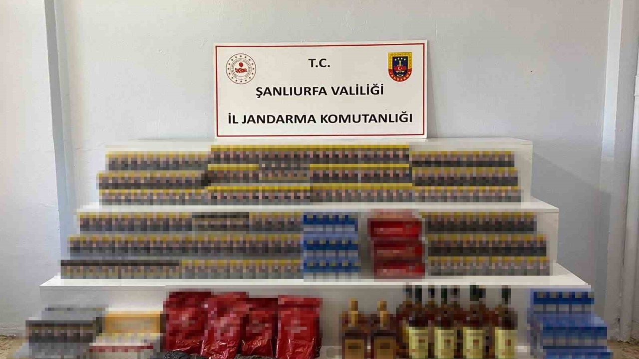 Şanlıurfa’da 4 bin 580 paket kaçak sigara ele geçirildi