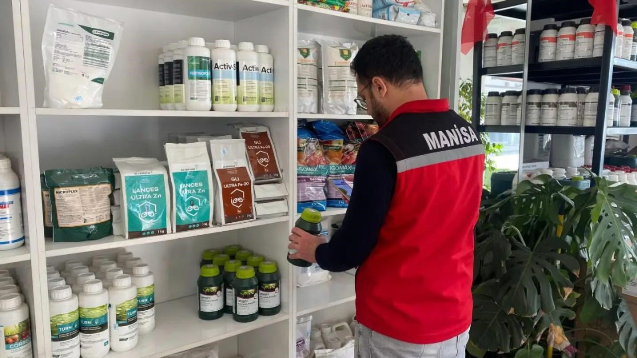 Sarıgöl’de gübre ve zirai ilaç satış noktaları denetlendi