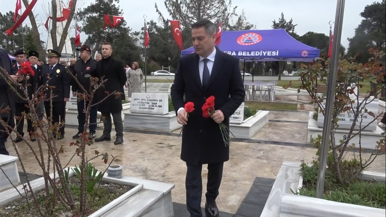 Şehitler Bafra’da dualarla anıldı