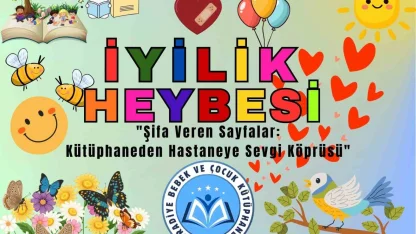 Şifa veren sayfalar: Kütüphaneden hastaneye sevgi köprüsü