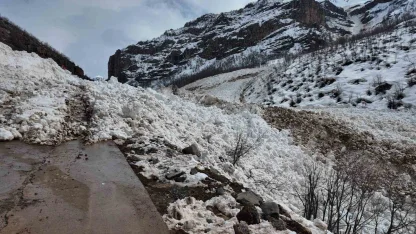 Şırnak’a son dönemlerin en büyük çığı düştü