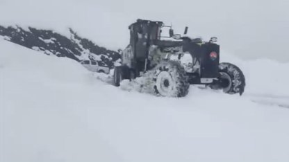 Şırnak’ta ekiplerin kar mesaisi