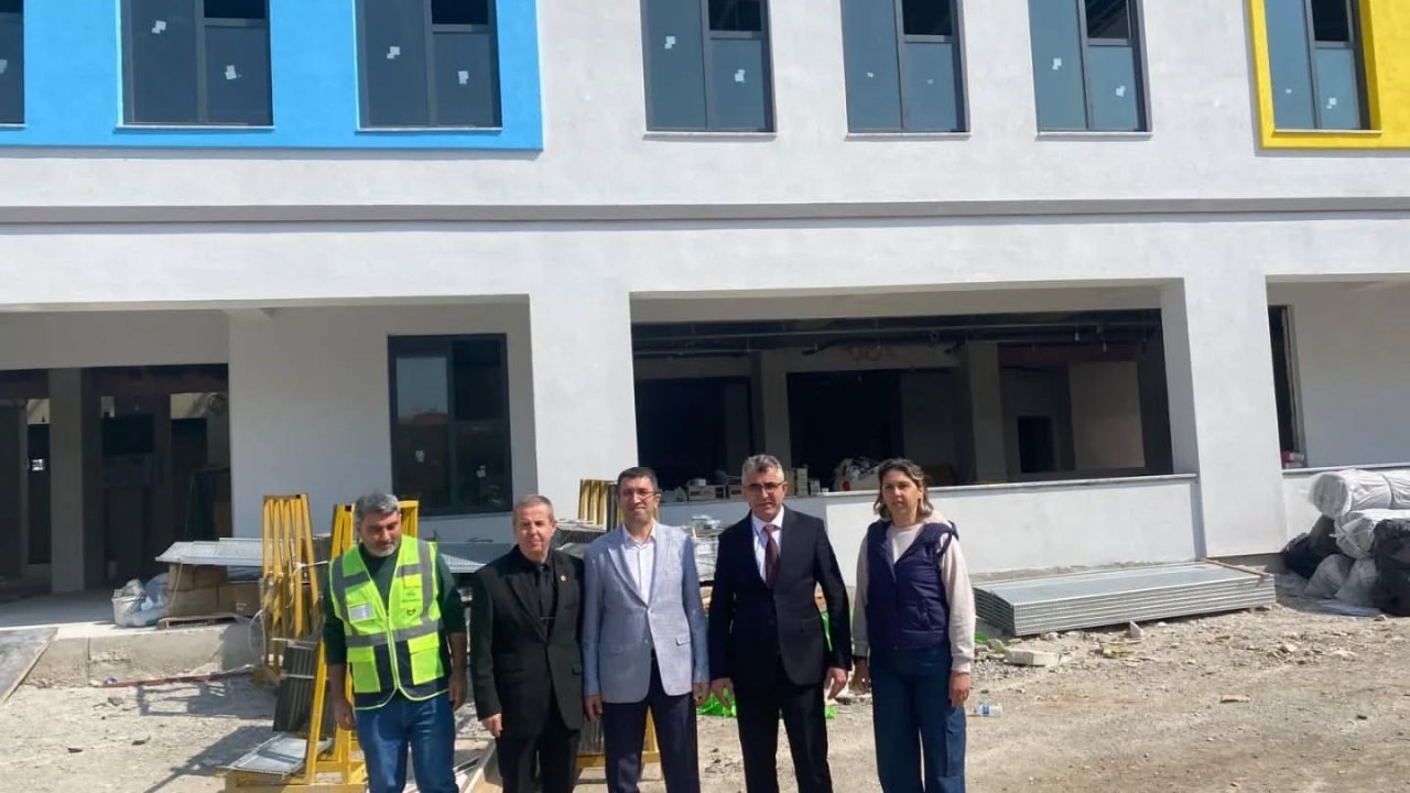 Söke’de eğitim yatırımları yerinde incelendi