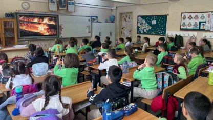 Söke’de miniklere "Yeşil Vatan" bilinci aşılanıyor