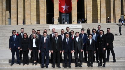 Tarihi Alan Başkanlığı heyetinden Anıtkabir ziyareti