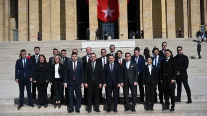 Tarihi Alan Başkanlığı heyetinden Anıtkabir ziyareti
