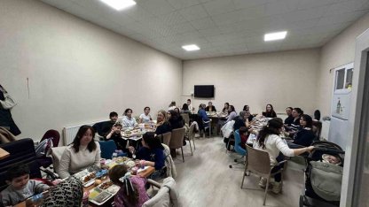 Tarım personeli ve aileleri aynı sofrada buluştu