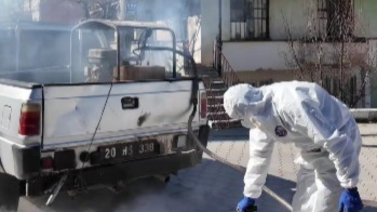 Tavas’ta rögarlar ilaçlanıyor