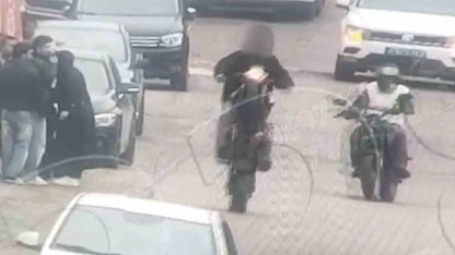 Tek teker üzerinde motosiklet kullanan sürücüye 390 bin TL ceza