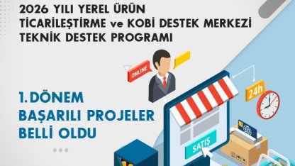Teknik destek programının 1. dönem başarılı orojeleri açıklandı