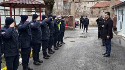 Tomarza’da güvenlik güçleriyle bayramlaşma ziyareti