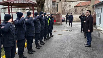 Tomarza’da güvenlik güçleriyle bayramlaşma ziyareti