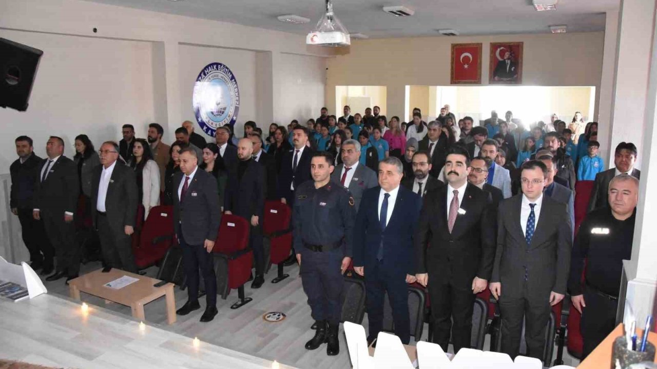 Tomarza’da İstiklâl Marşı’nın Kabulü’nün yıldönümü kutlandı