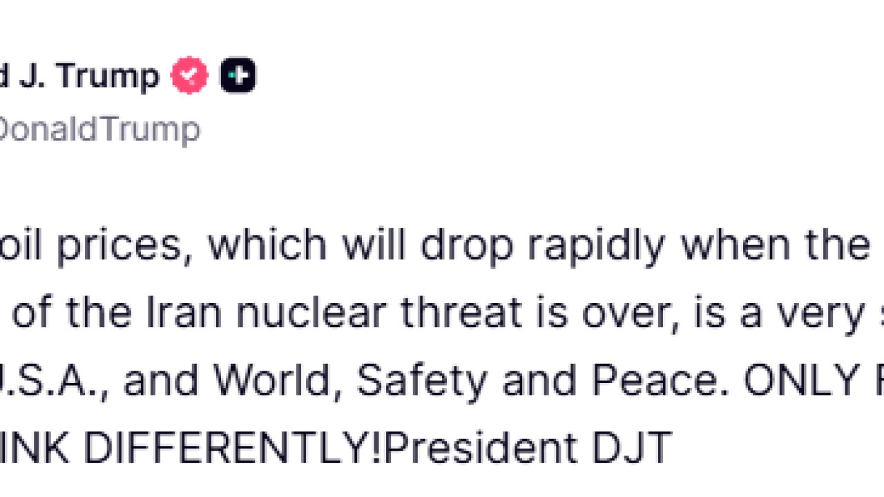 Trump’tan petrol fiyatlarındaki artış ile ilgili açıklama