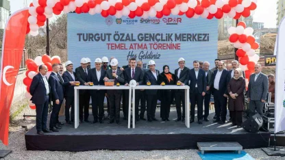 Turgut Özal Gençlik Merkezi’nin temeli atıldı