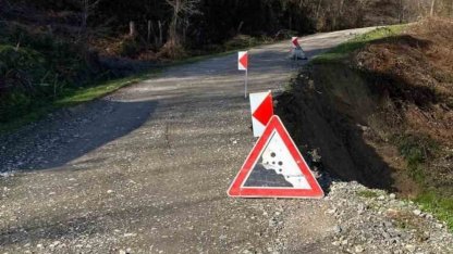 Türkeli’de heyelan